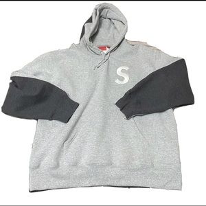 Supreme S Logo split hoodie